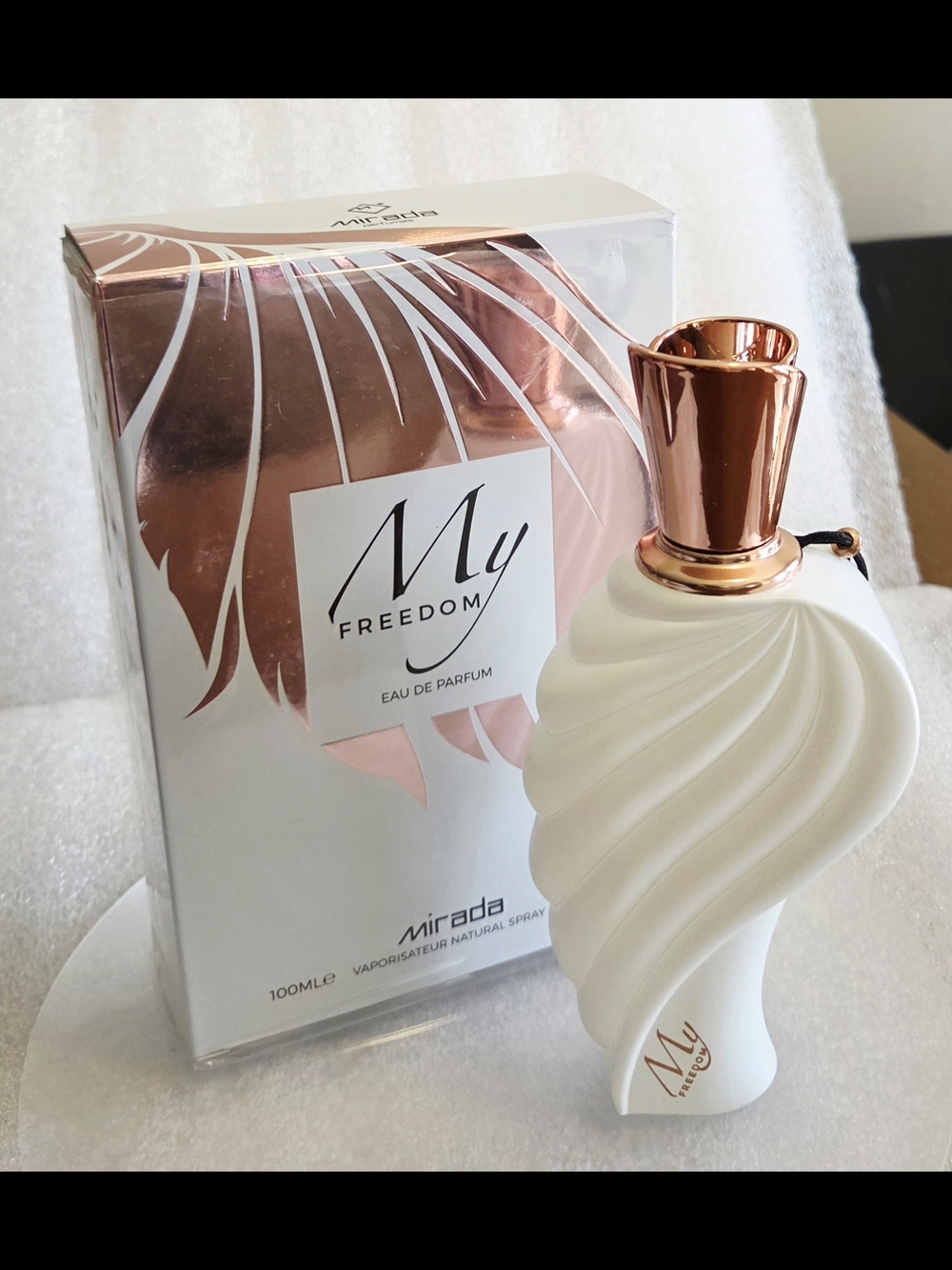 Women's My Freedom Eau de Parfum - White & Rose Gold 100 Ml By Mirada Perfumes